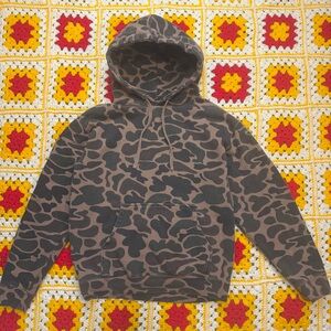 Camo Independent Trading Co. Unisex Heavyweight Outdoor Hoodie Sweatshirt Small